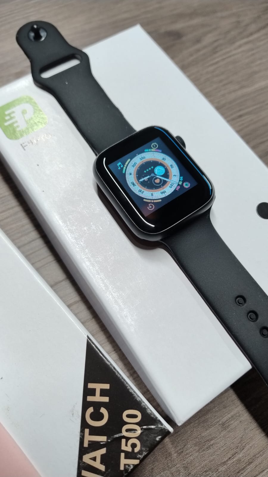 Reloj T500 Tactil (Smartwatch) NEGRO